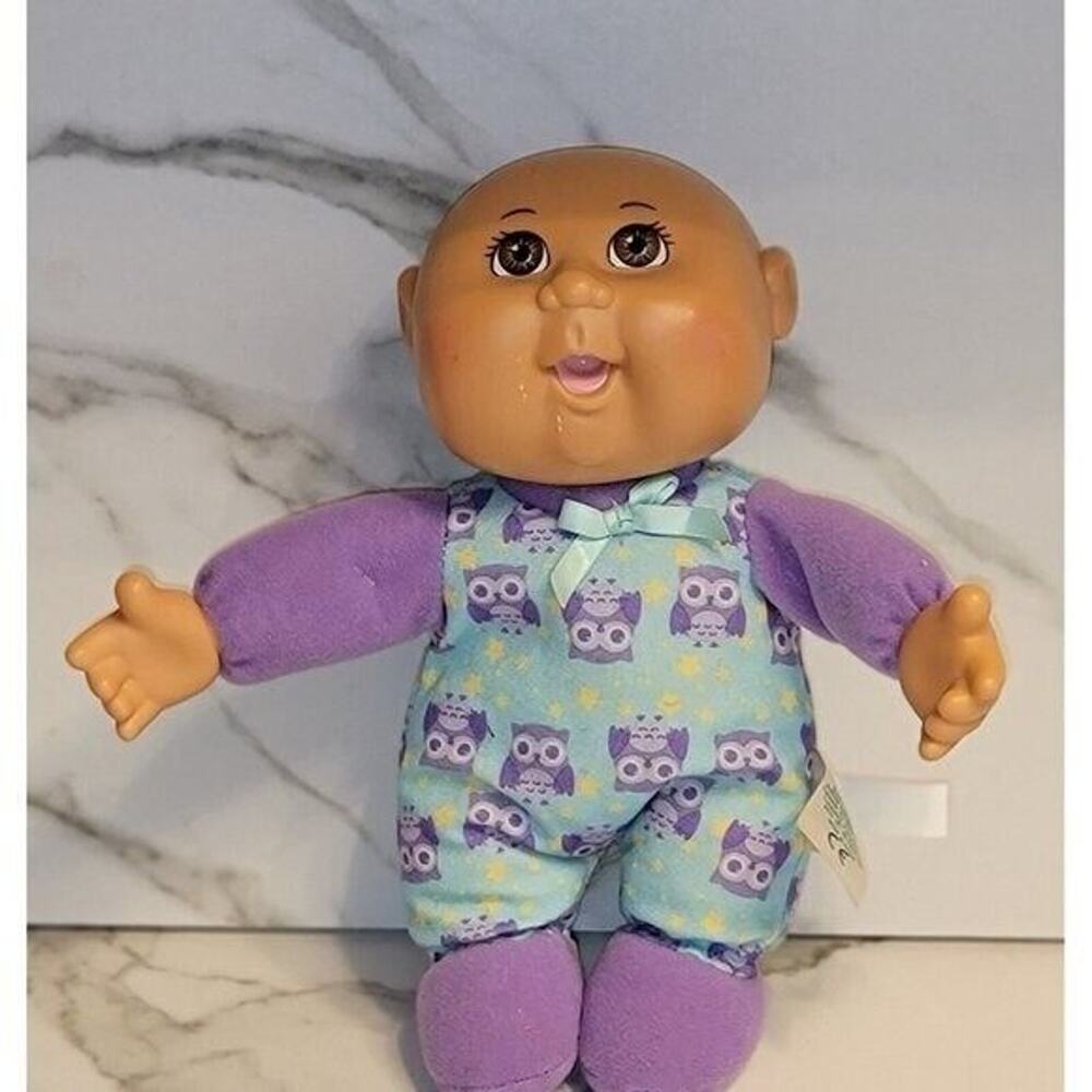 Cabbage Patch Kids 9" Purple Teal Owl Thumb Sucker CPK Doll
